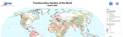 Mapa mundial de acuíferos transfroterizos